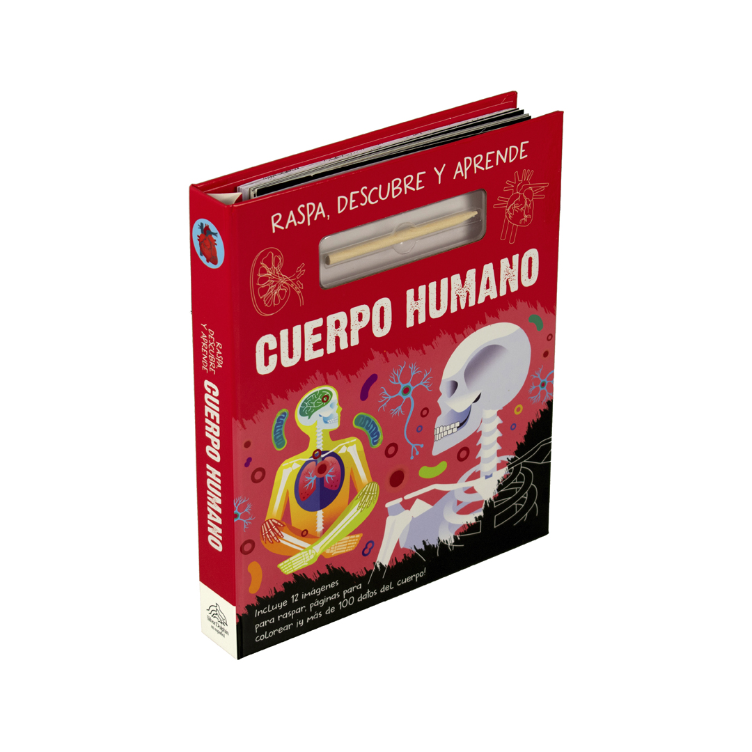 Libro infantil raspa y descubre: Cuerpo humano 