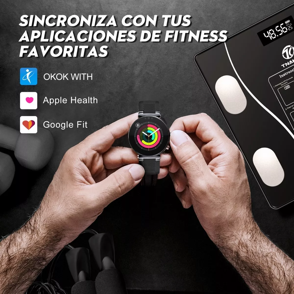 Báscula Electrónica Bluetooth Inteligente De Baño