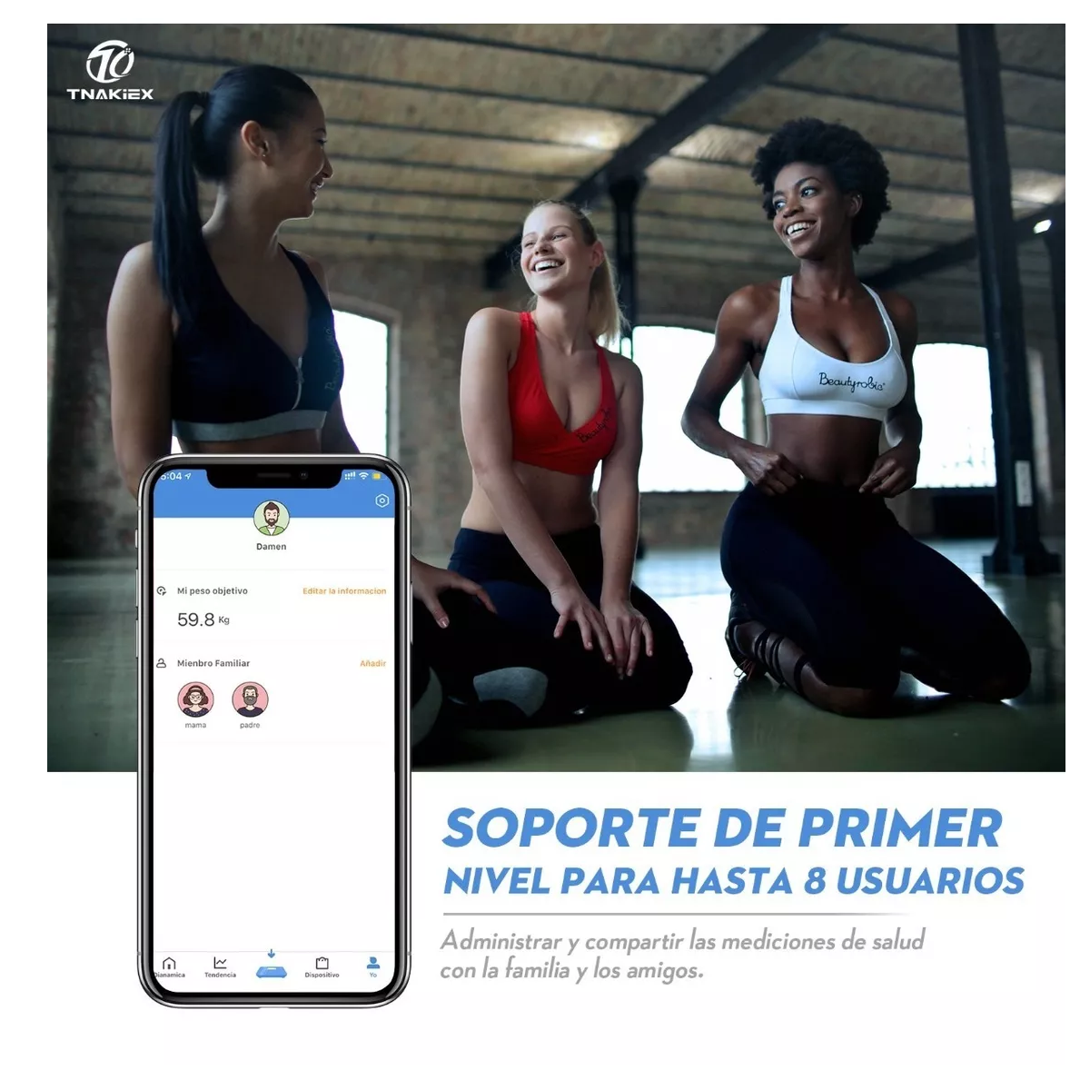 Báscula Electrónica Bluetooth Inteligente De Baño