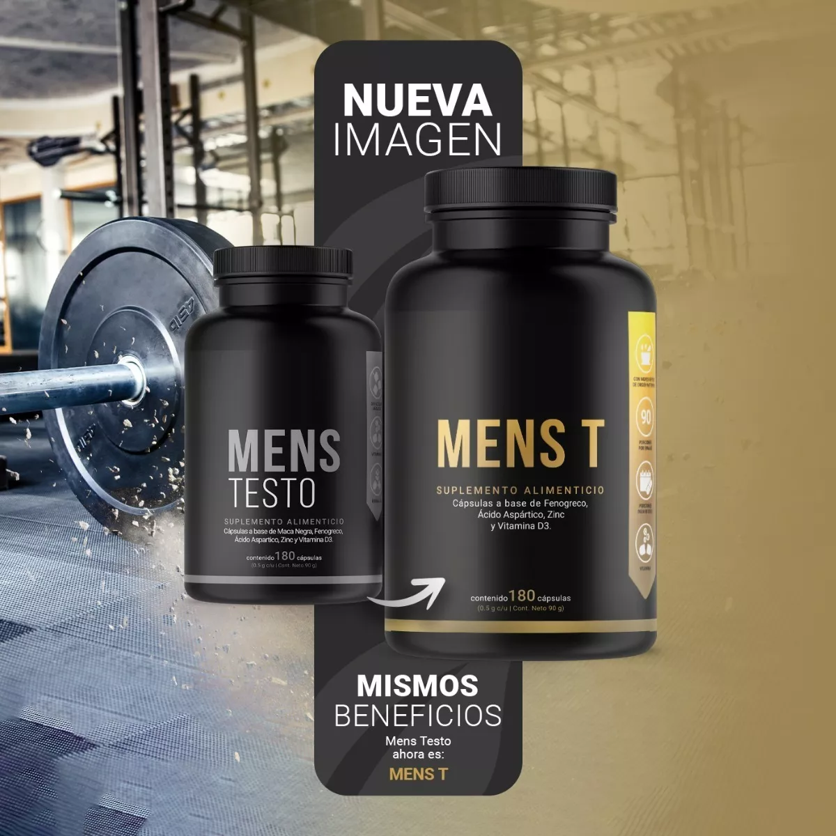 Testosterona Hombre 180 Cápsulas