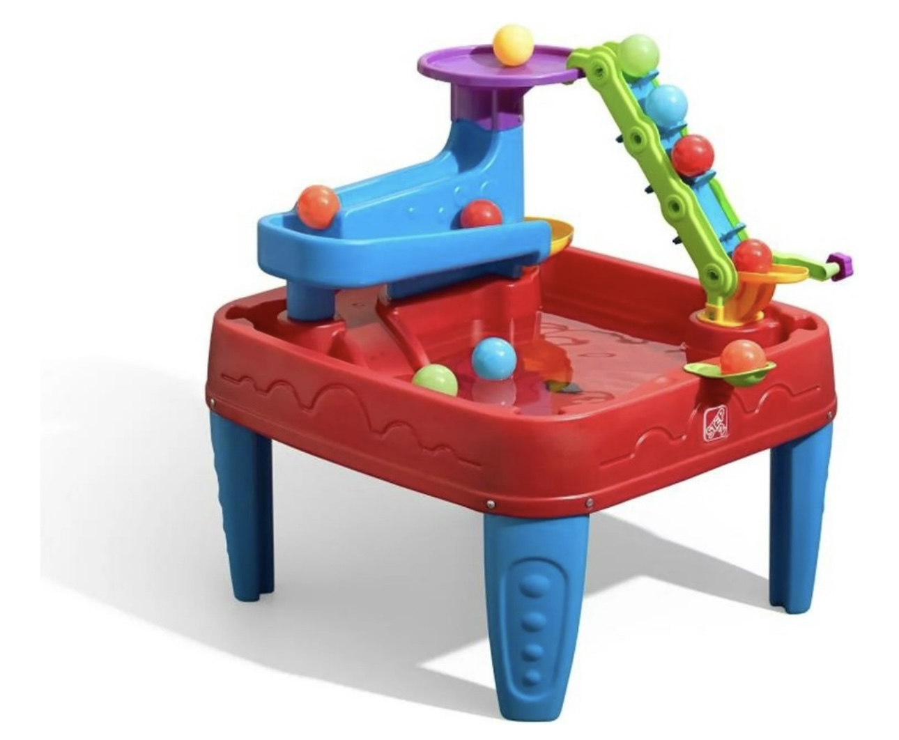 Mesa De Actividades Acuática Con Pelotas Para Niños