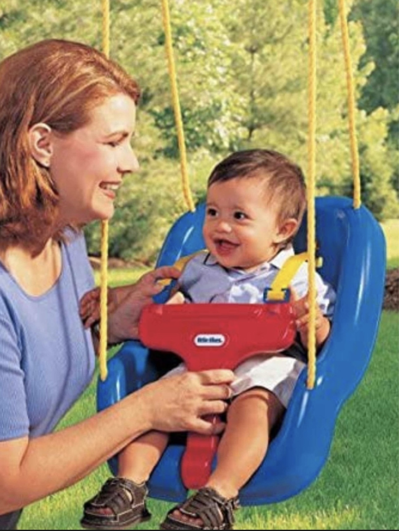 Padrísimo Columpio Little Tikes Rosa y Azul