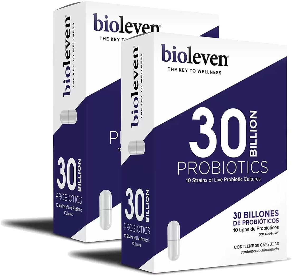 Bioleven 30 Billones De Probióticos - 60 Cápsulas 