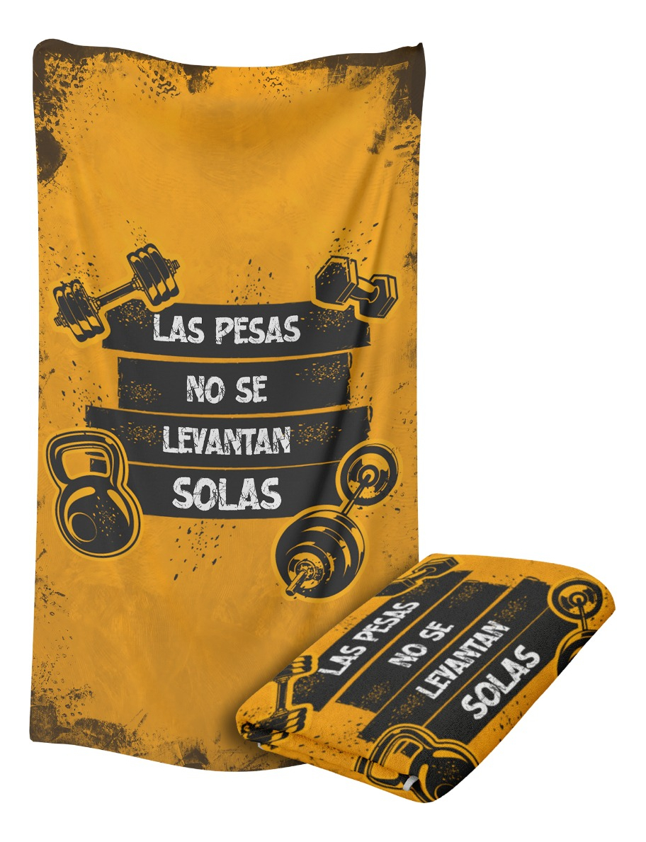 Toalla Deportiva Gym Microfibra Diseño Atleta Gimnasio Piscina