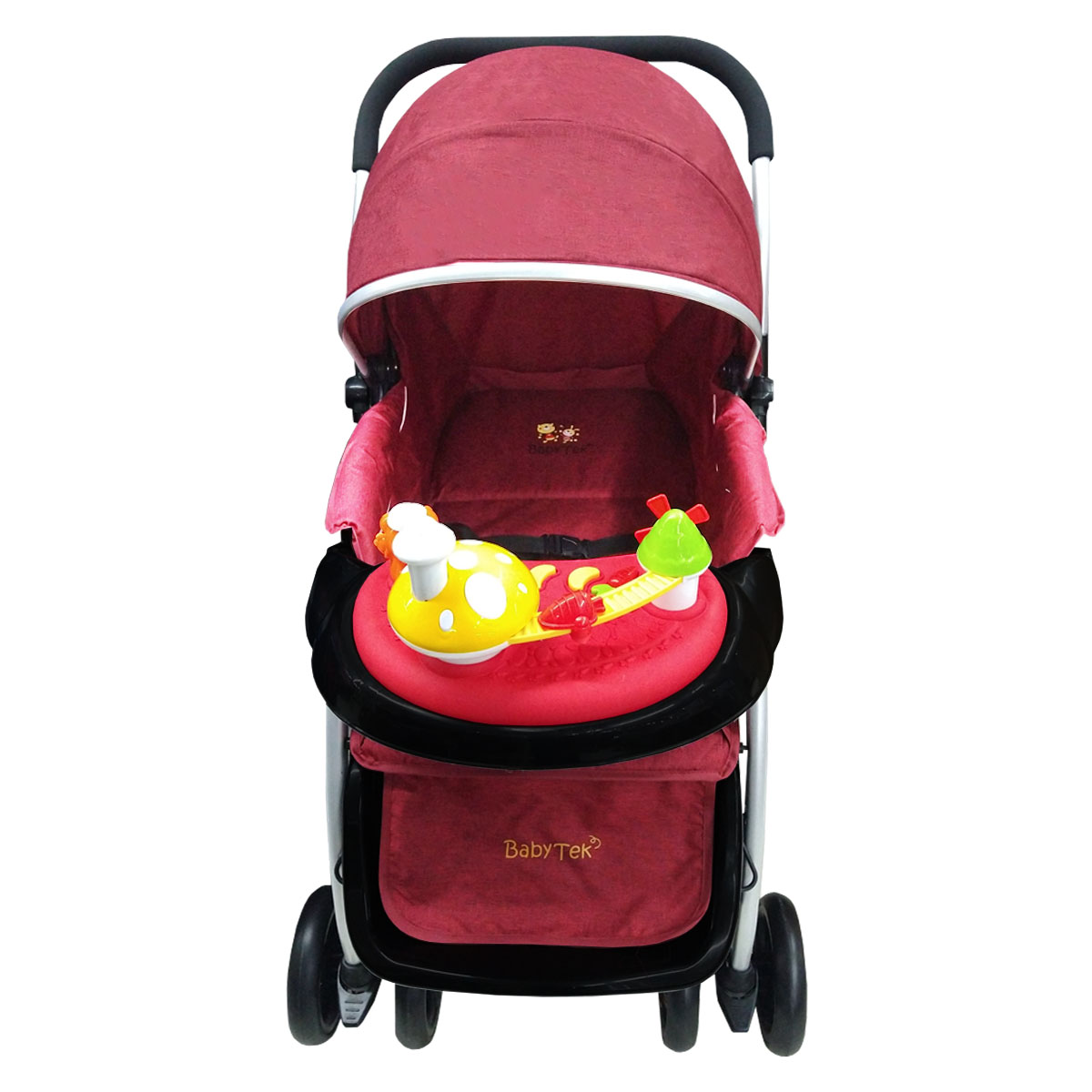 Carriola para Bebe Tablero Musical Babytek H-D Rojo