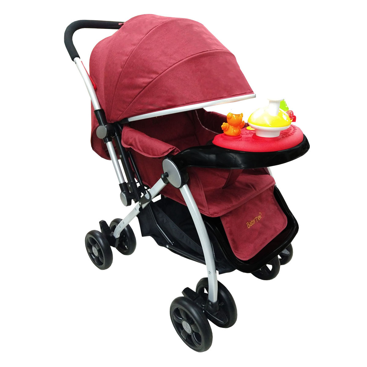 Carriola para Bebe Tablero Musical Babytek H-D Rojo