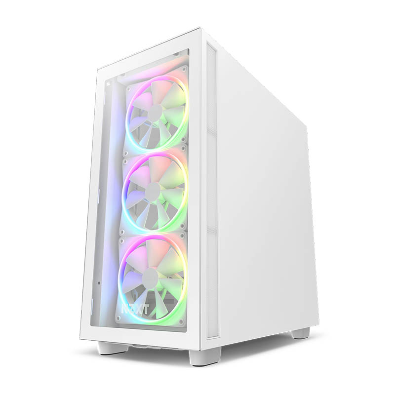 Gabinete NZTX H7 Elite RGB ATX S/Fuente Crital USB 3.2 Tipo-C CM-H71EW-02