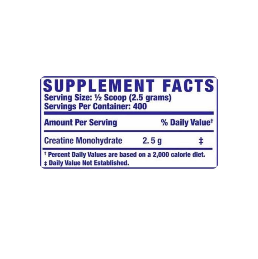 Creatina 300gr (120 Serv) Ronnie Coleman, sin sabor 