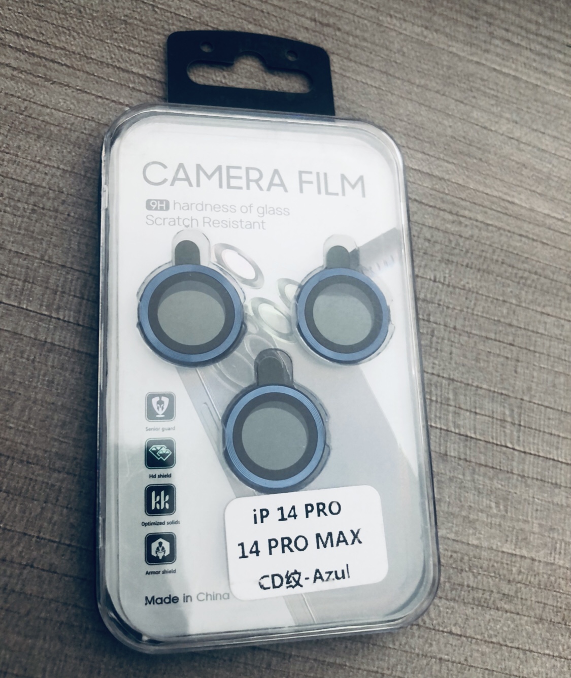 Protège-caméra Mooov Pour IPhone 14 Pro Et 14 Pro Max - Couleur Noir, Neuf Sous Blister