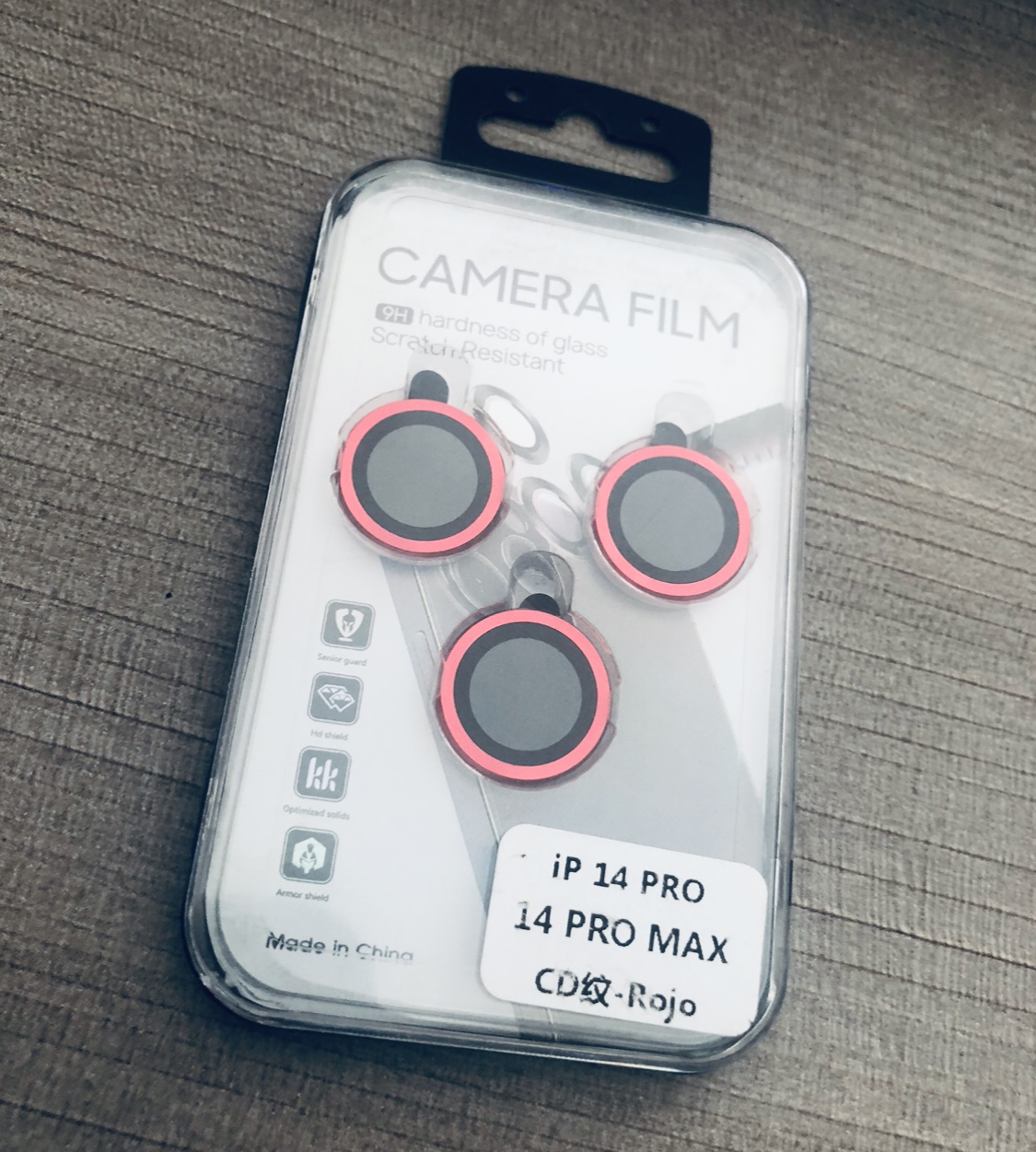 Vetro Posteriore Fotocamera Per IPhone 15 Pro Max &ndash; Ricambio Originale Con Adesivo (Nero)