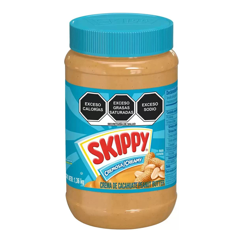 SKIPPY - Crema de cacahuete - 1,36 kg 