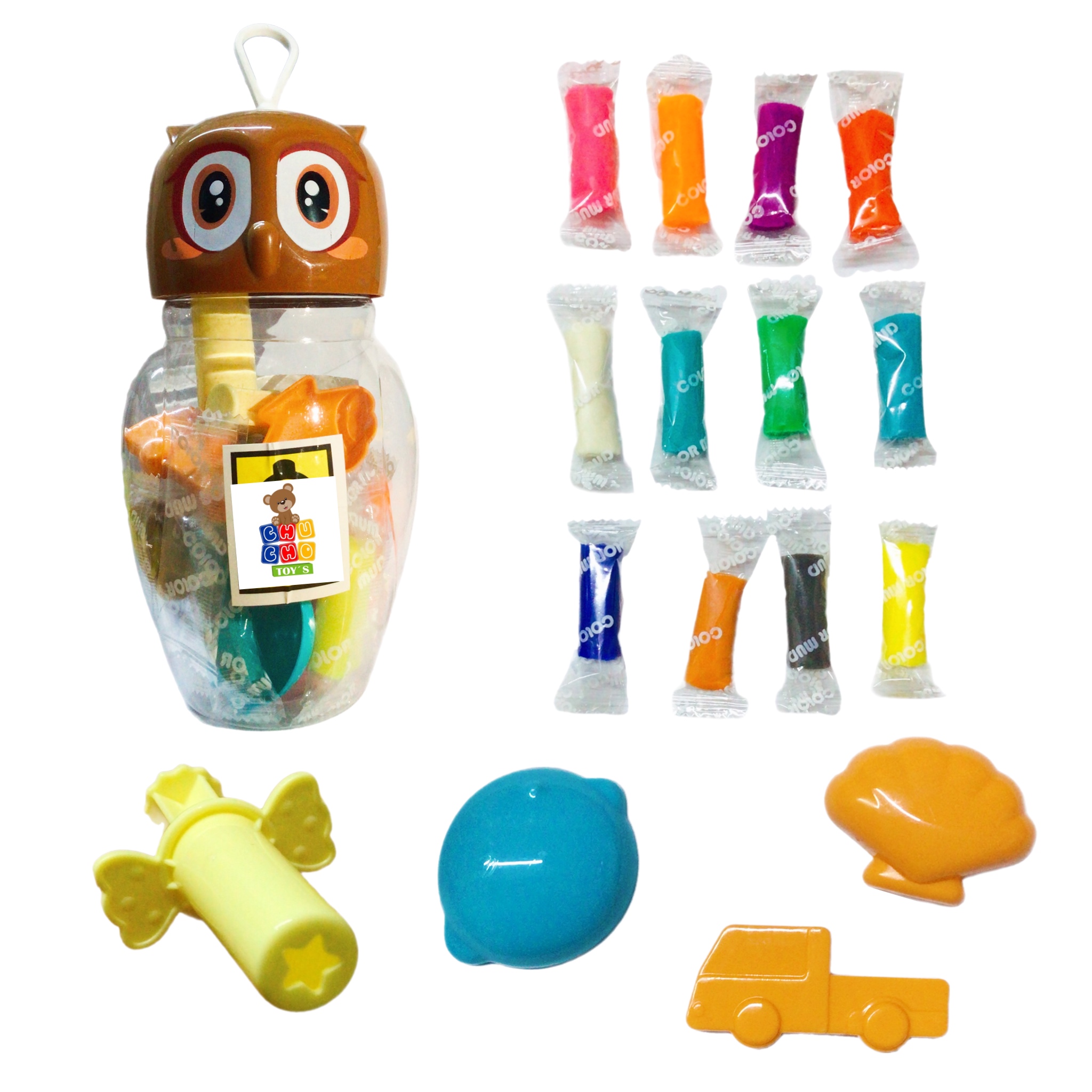 3 Set De Plastilina Multi Color Con Accesorios Didáctico