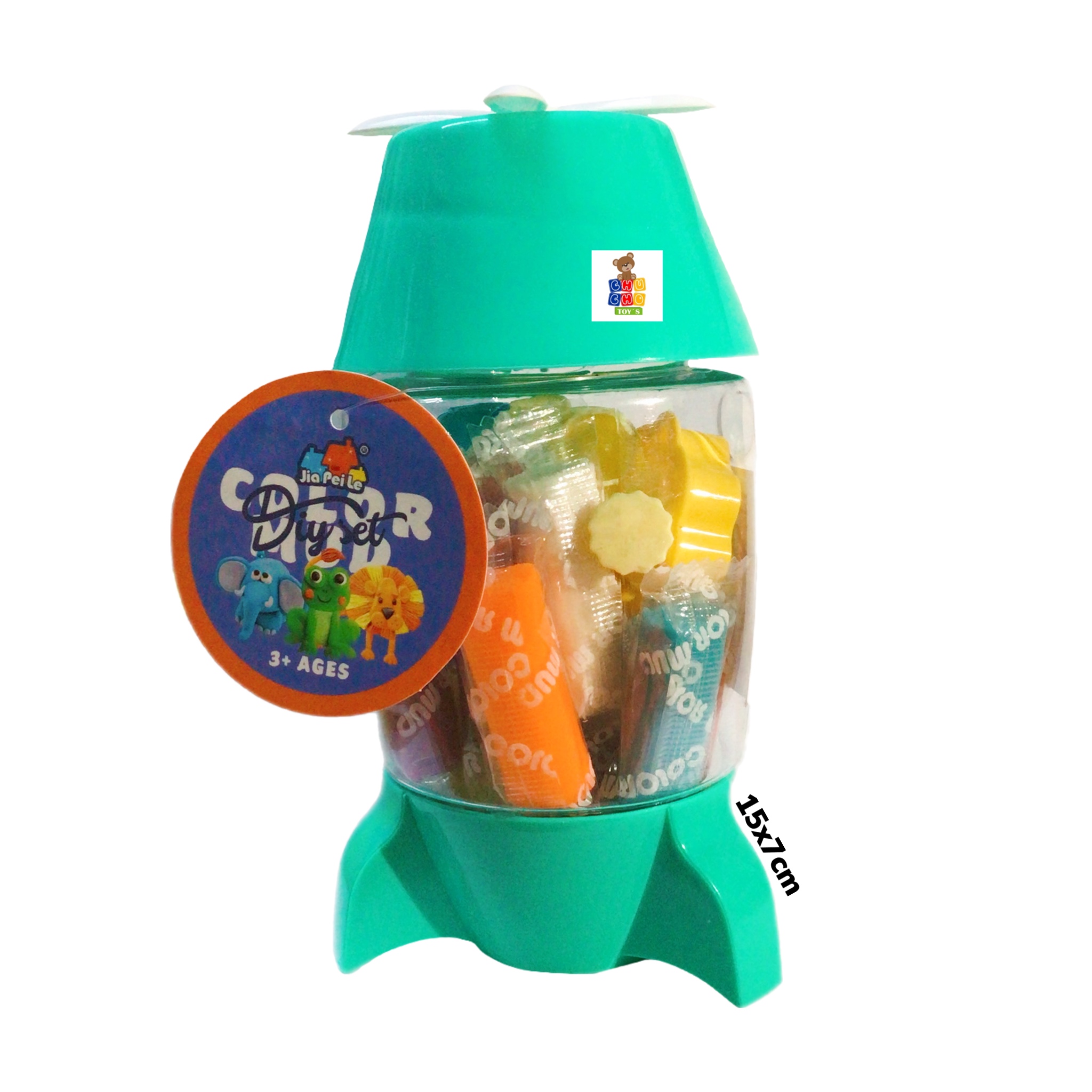 3 Set De Plastilina Multi Color Con Accesorios Didáctico