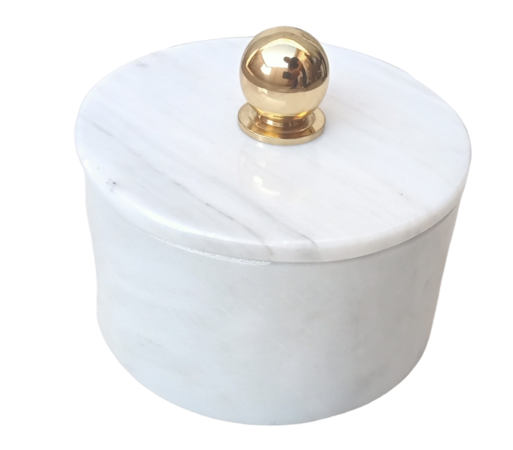 Joyero Alhajero de Mármol Blanco