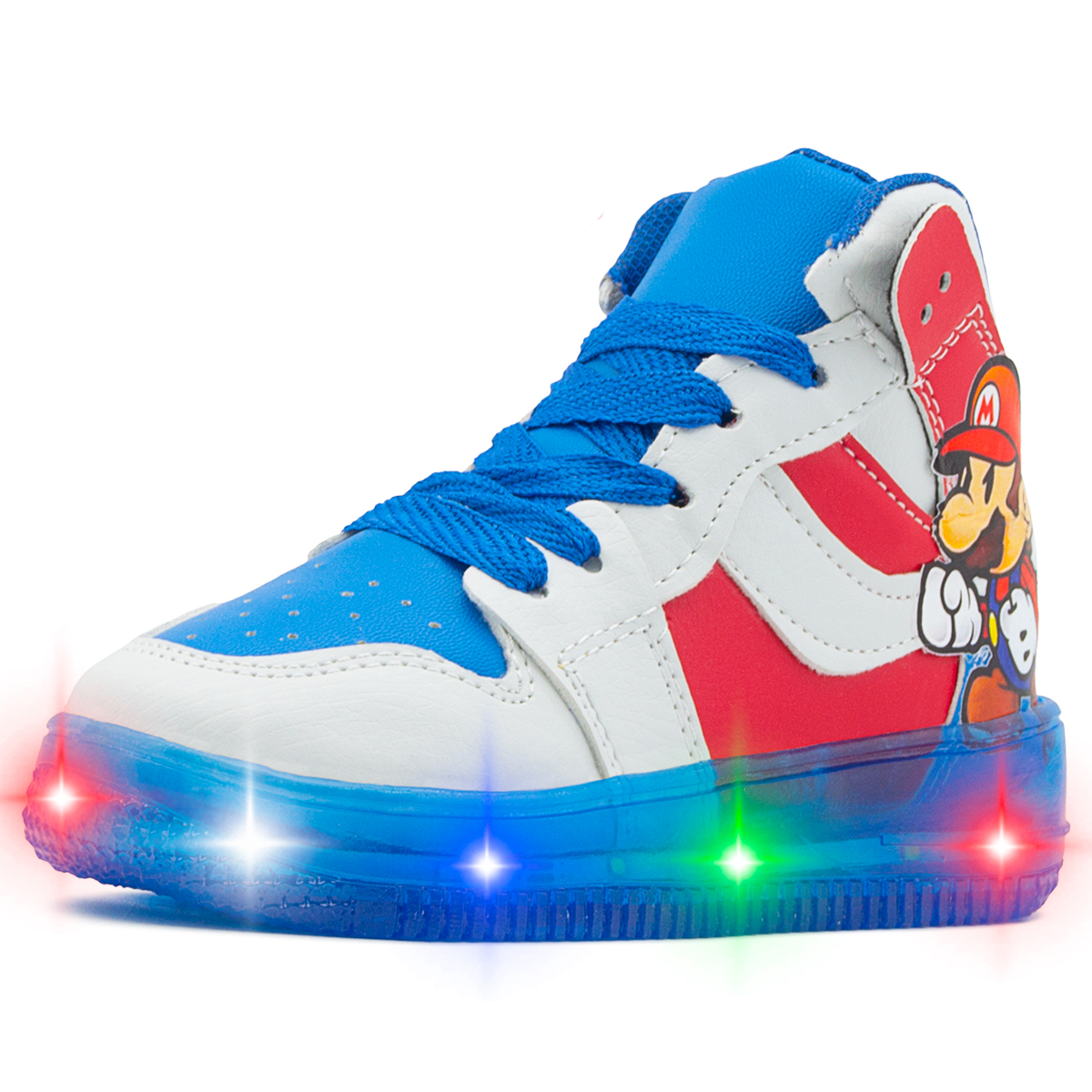 Tenis Con Luces Mario Bros Retro Gamer Yoshi Videojuegos