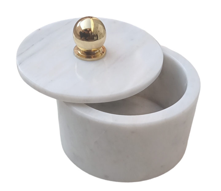 Joyero Alhajero de Mármol Blanco