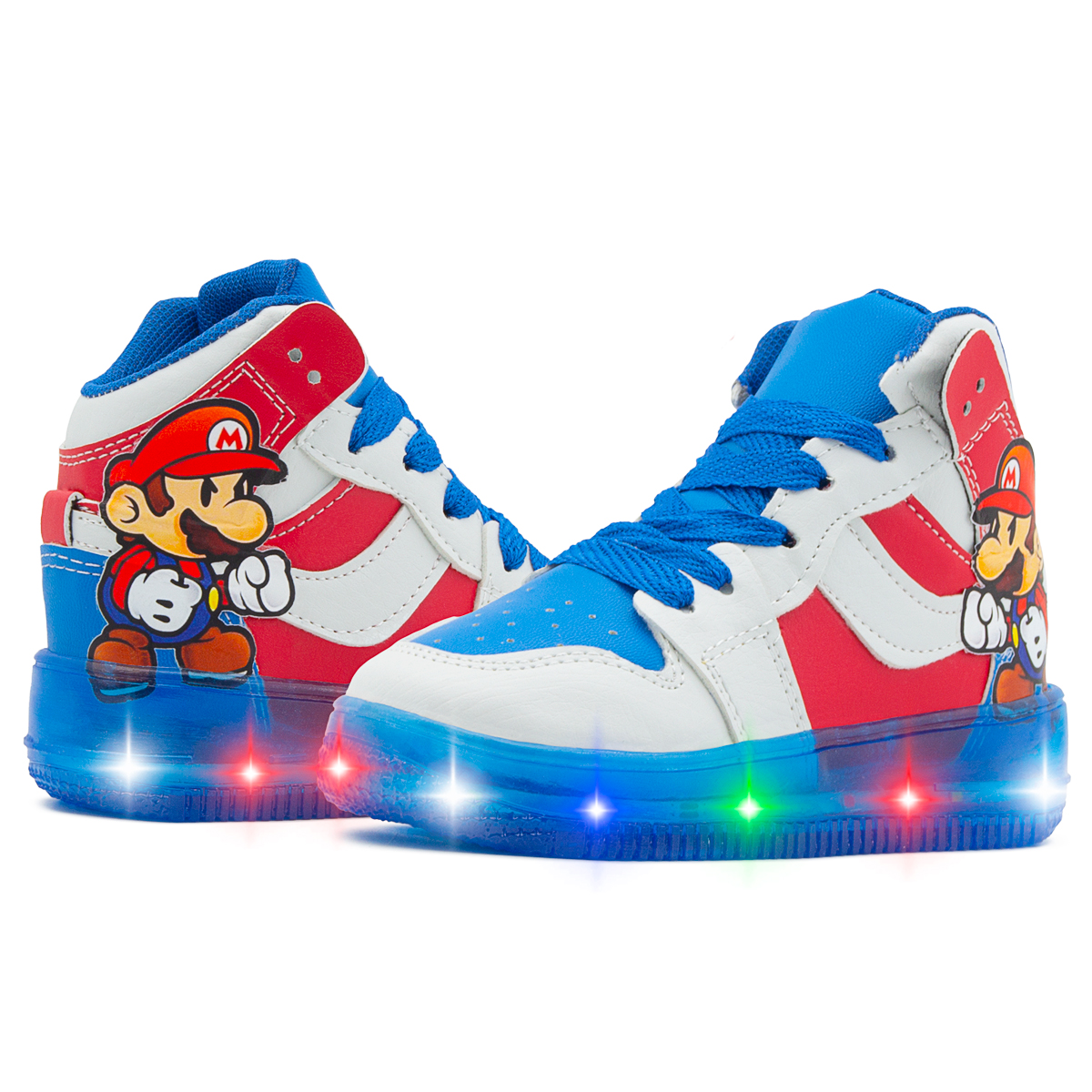 Tenis Con Luces Mario Bros Retro Gamer Yoshi Videojuegos
