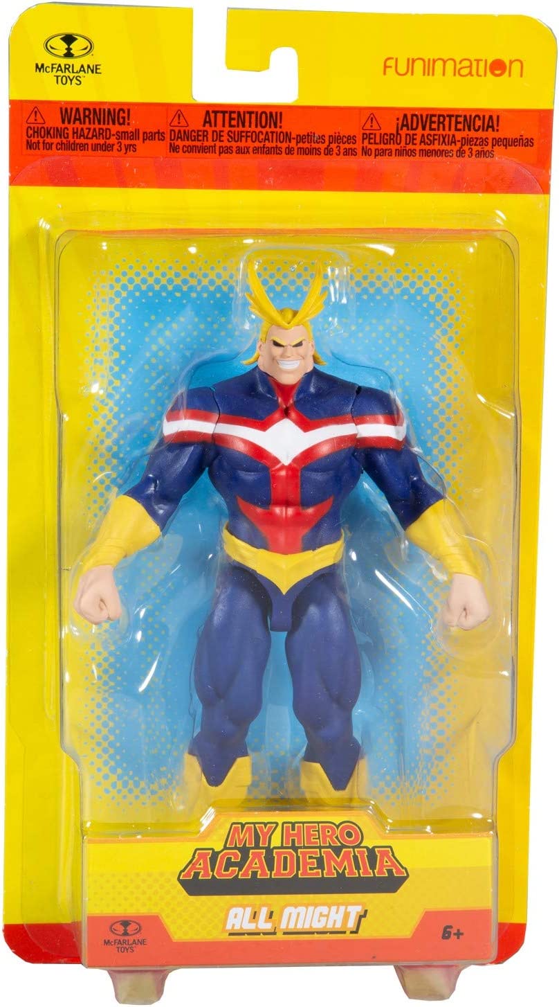 ALL MIGHT MY HERO ACADEMIA FIGURA MCFARLANE FIGURA DE ACCIÓN DE 5 PULGADAS