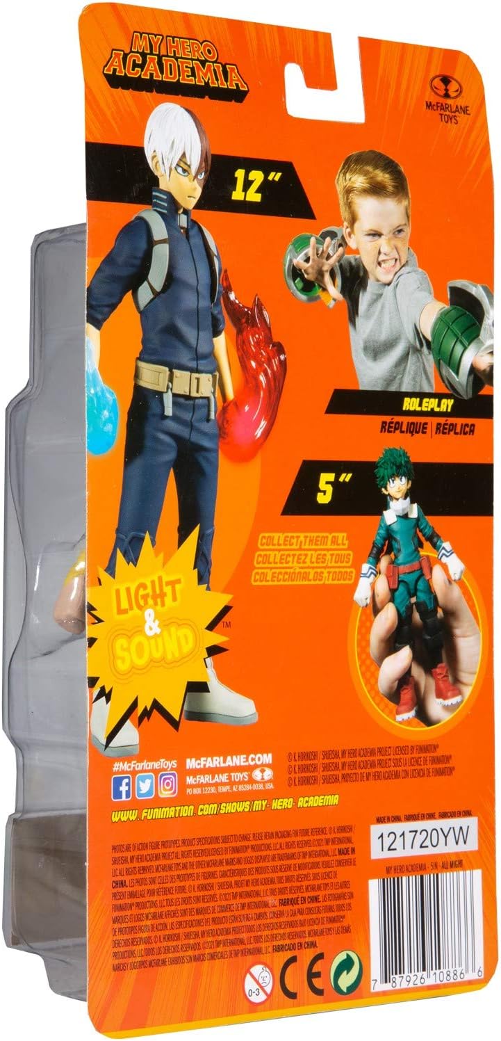 ALL MIGHT MY HERO ACADEMIA FIGURA MCFARLANE FIGURA DE ACCIÓN DE 5 PULGADAS