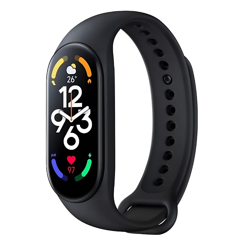 Xiaomi Mi Smart Band 7 1.62" caja negra, malla  negra
