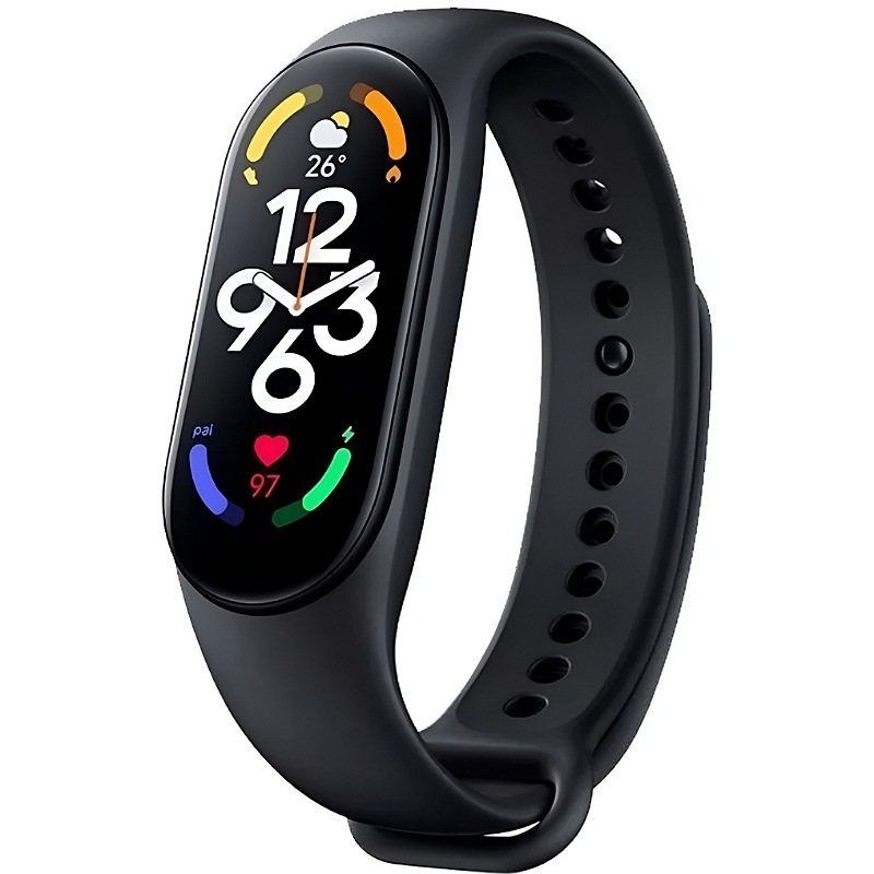 Xiaomi Mi Smart Band 7 1.62" caja negra, malla  negra
