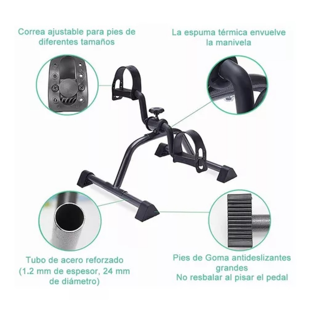 Máquina Ejercicio Fitness Pedal Plegable Paso Portátil