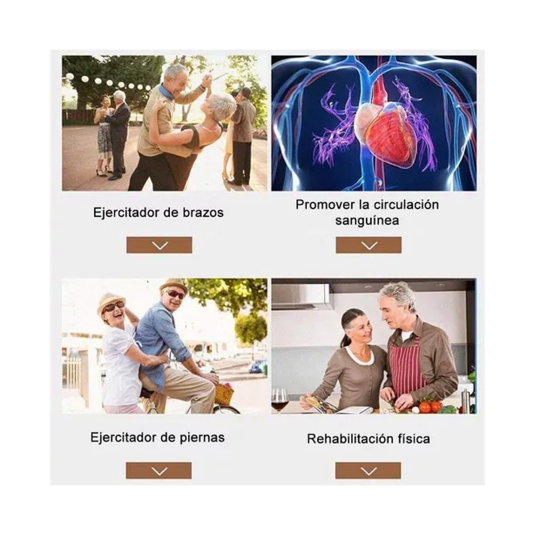 Máquina Ejercicio Fitness Pedal Plegable Paso Portátil