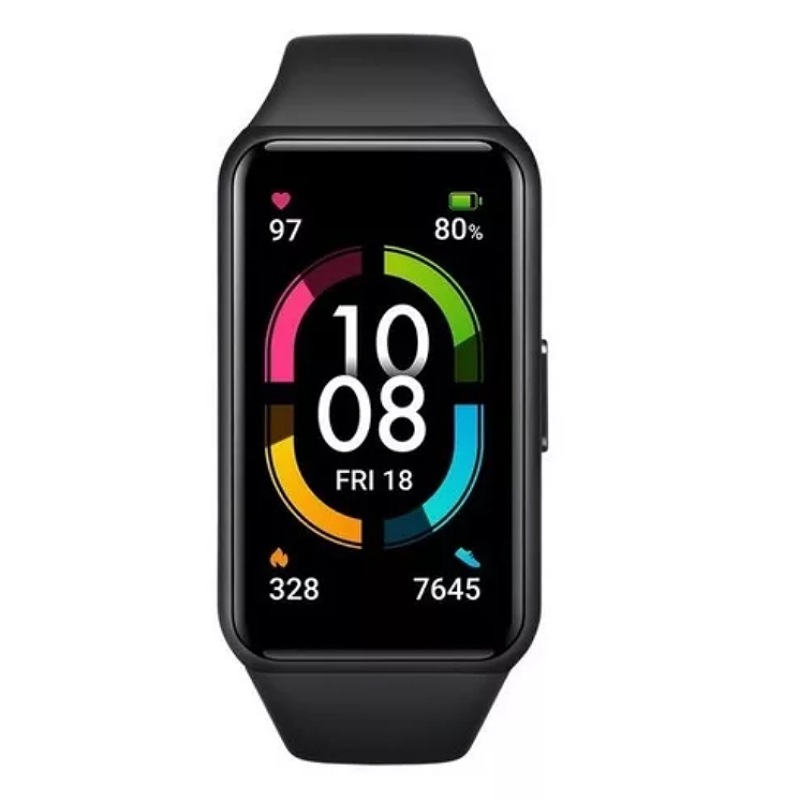 Smartwatch Honor Band 6 1.47" caja black, malla  meteorite black ARG-B39