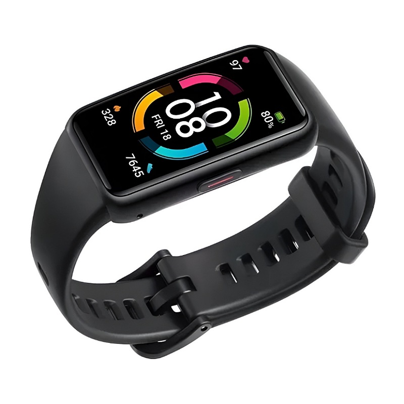 Smartwatch Honor Band 6 1.47" caja black, malla  meteorite black ARG-B39