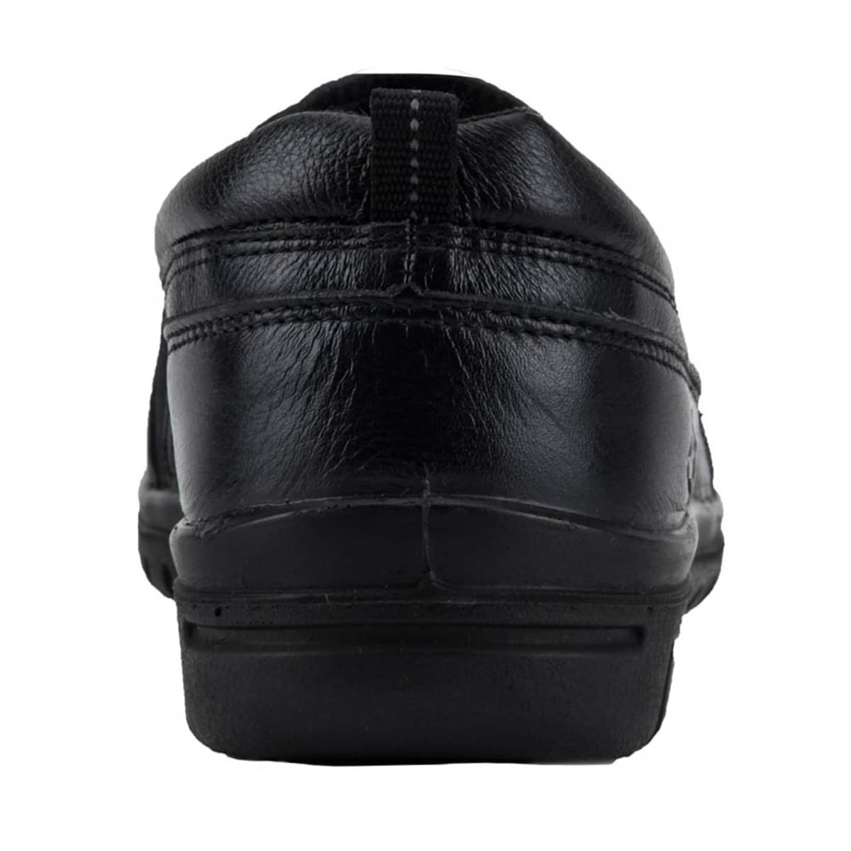 Choclos de piel negros con elástico para mujer, marca Flexi, mod. 833586