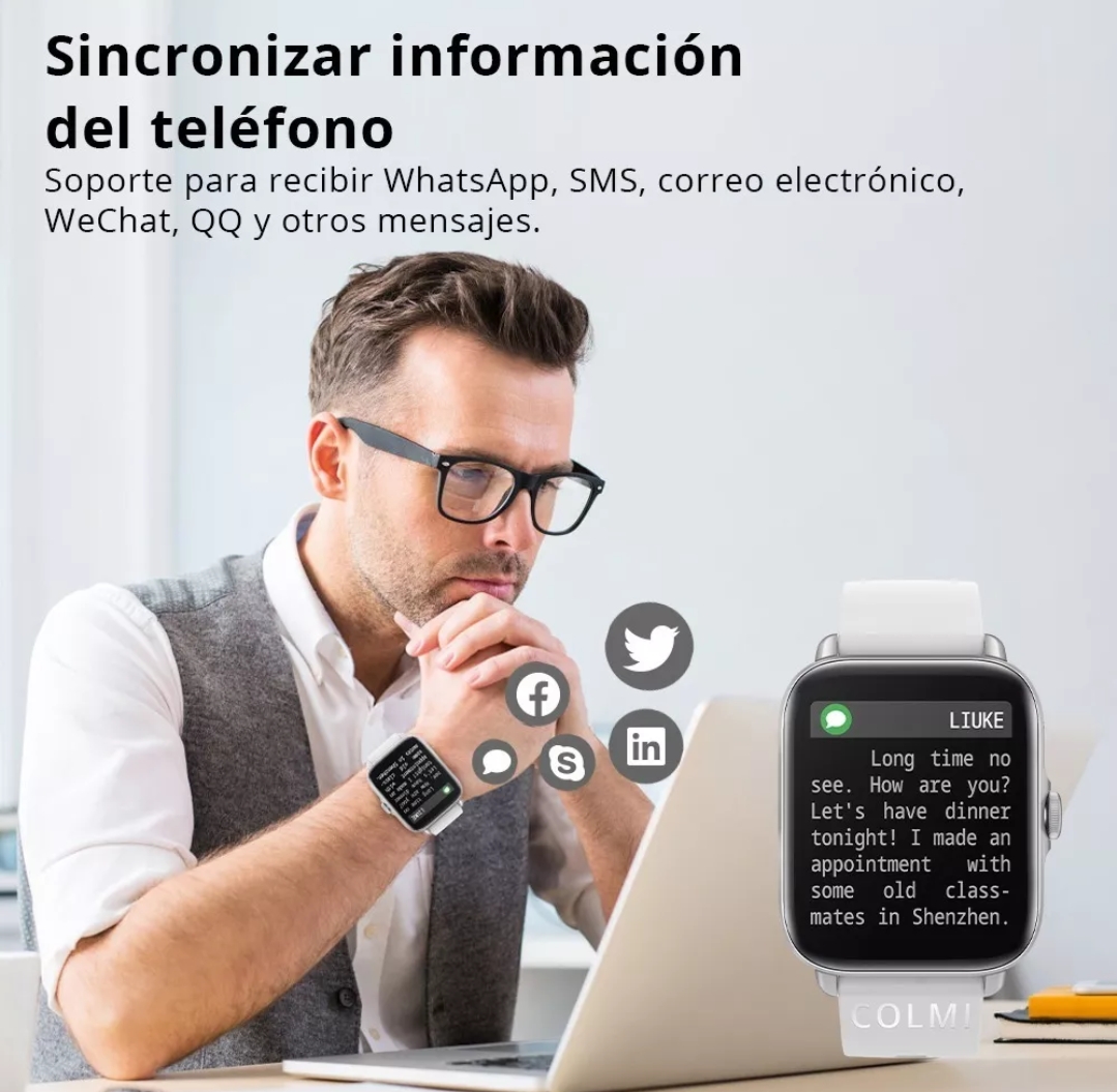 Colmi P28 plus Smartwatch Reloj Inteligente Bluetooth Llamada