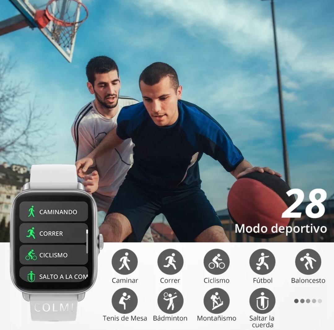 Colmi P28 plus Smartwatch Reloj Inteligente Bluetooth Llamada