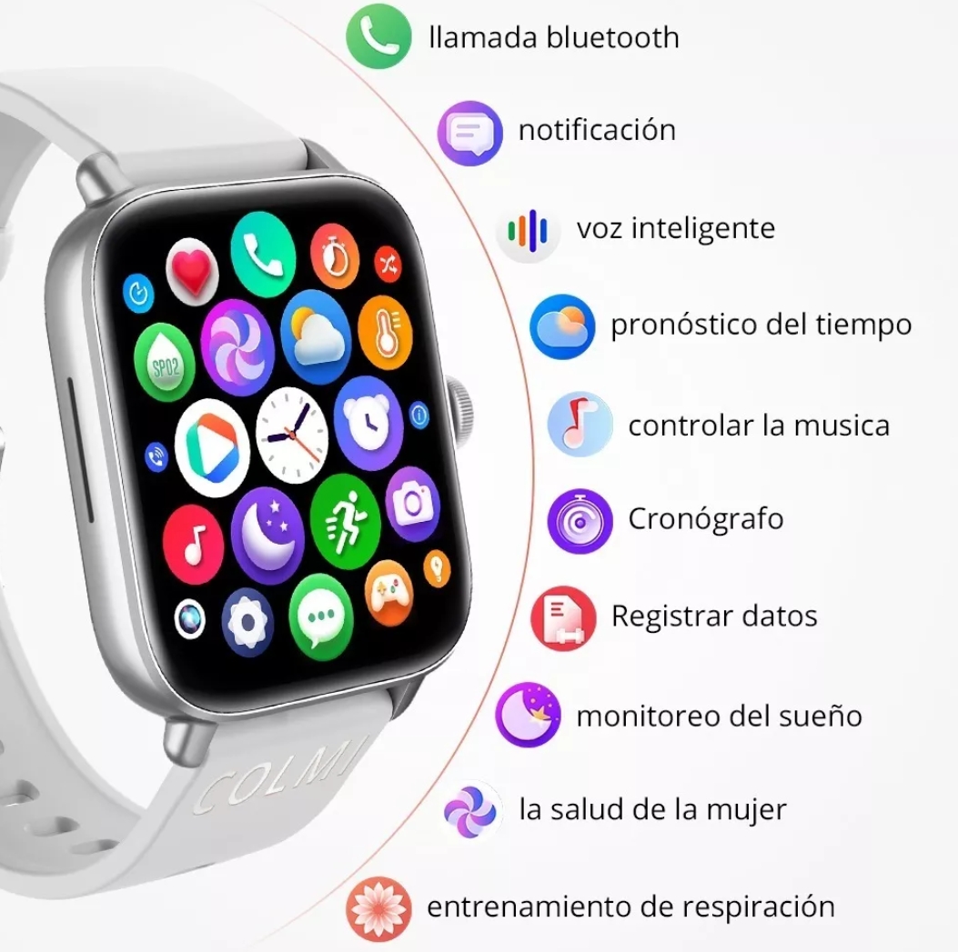 Colmi P28 plus Smartwatch Reloj Inteligente Bluetooth Llamada