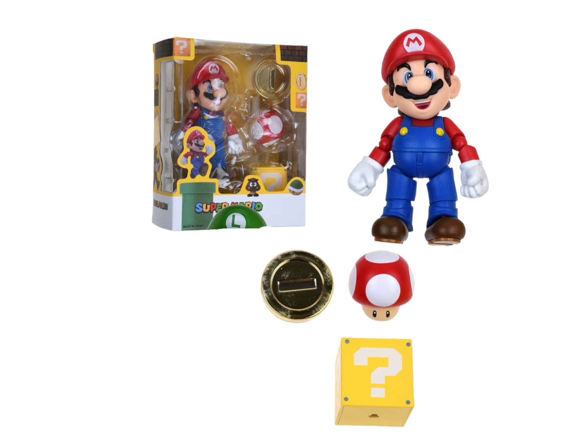 Mario Bros Bandai Figuarts Figura Juguete Muñeco Juego