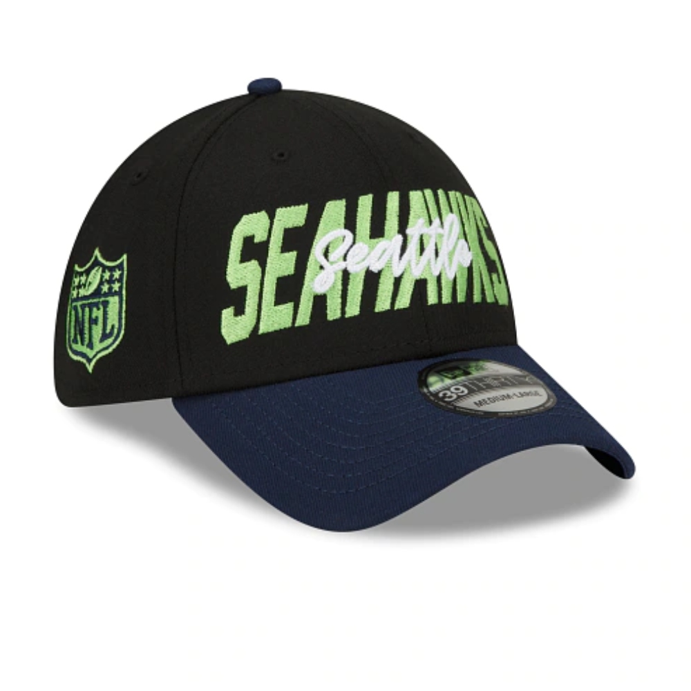 Gorra New Era Draft NFL 39Thirty Seattle Hawks Negro 60232656
