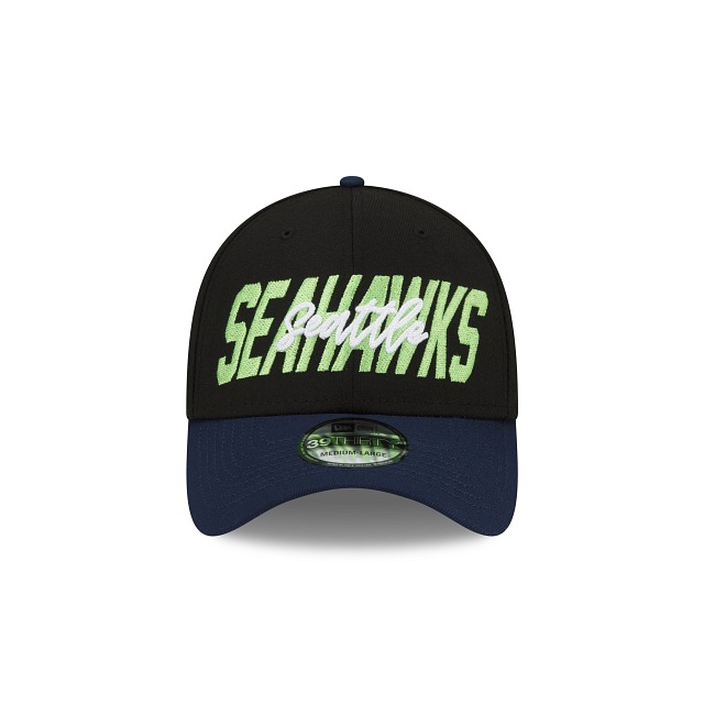Gorra New Era Draft NFL 39Thirty Seattle Hawks Negro 60232656