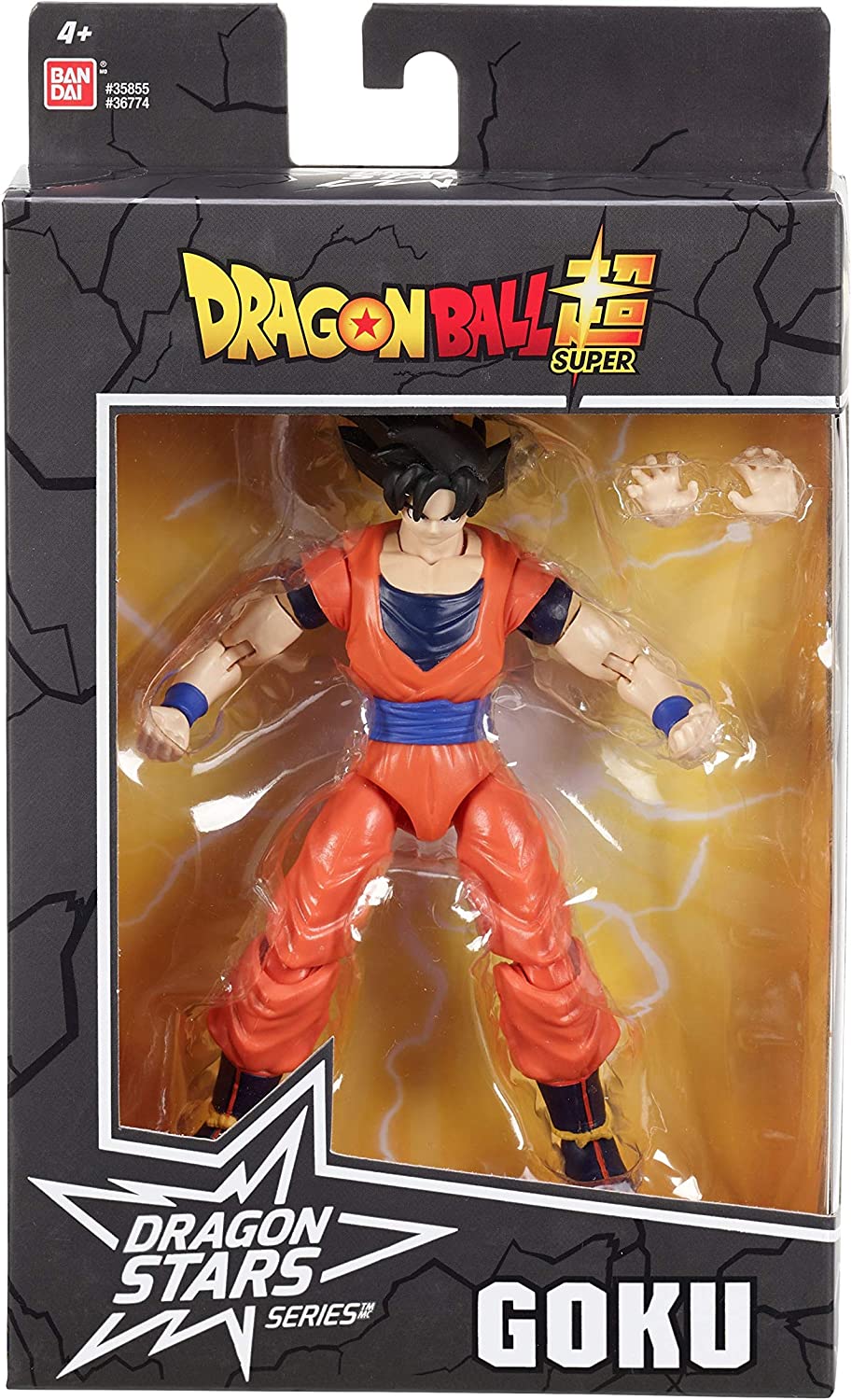 Goku Version 2 Dragon Stars -Bandai México Dragon Ball Super Figura articulada de acción de 6.5"