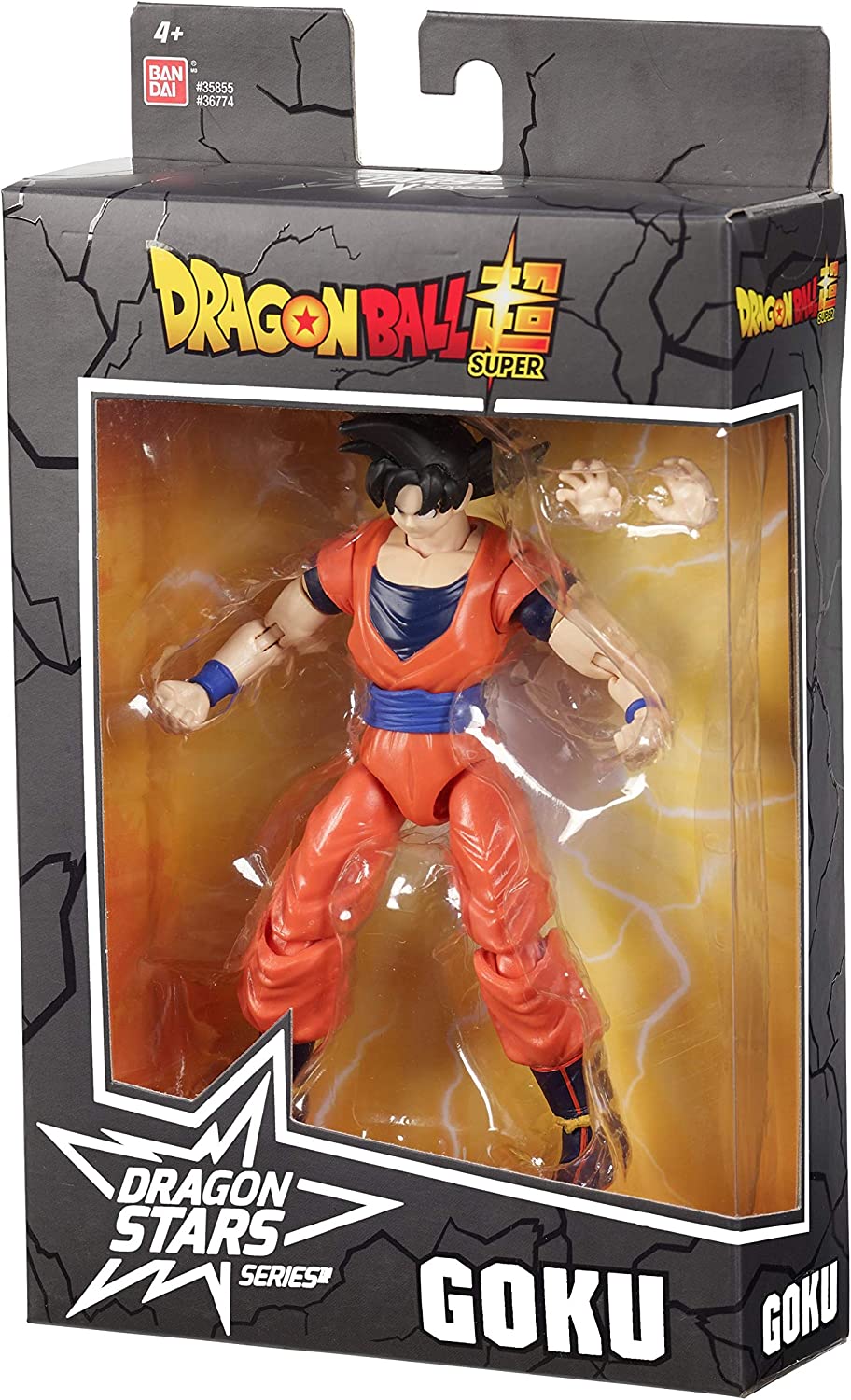 Goku Version 2 Dragon Stars -Bandai México Dragon Ball Super Figura articulada de acción de 6.5"