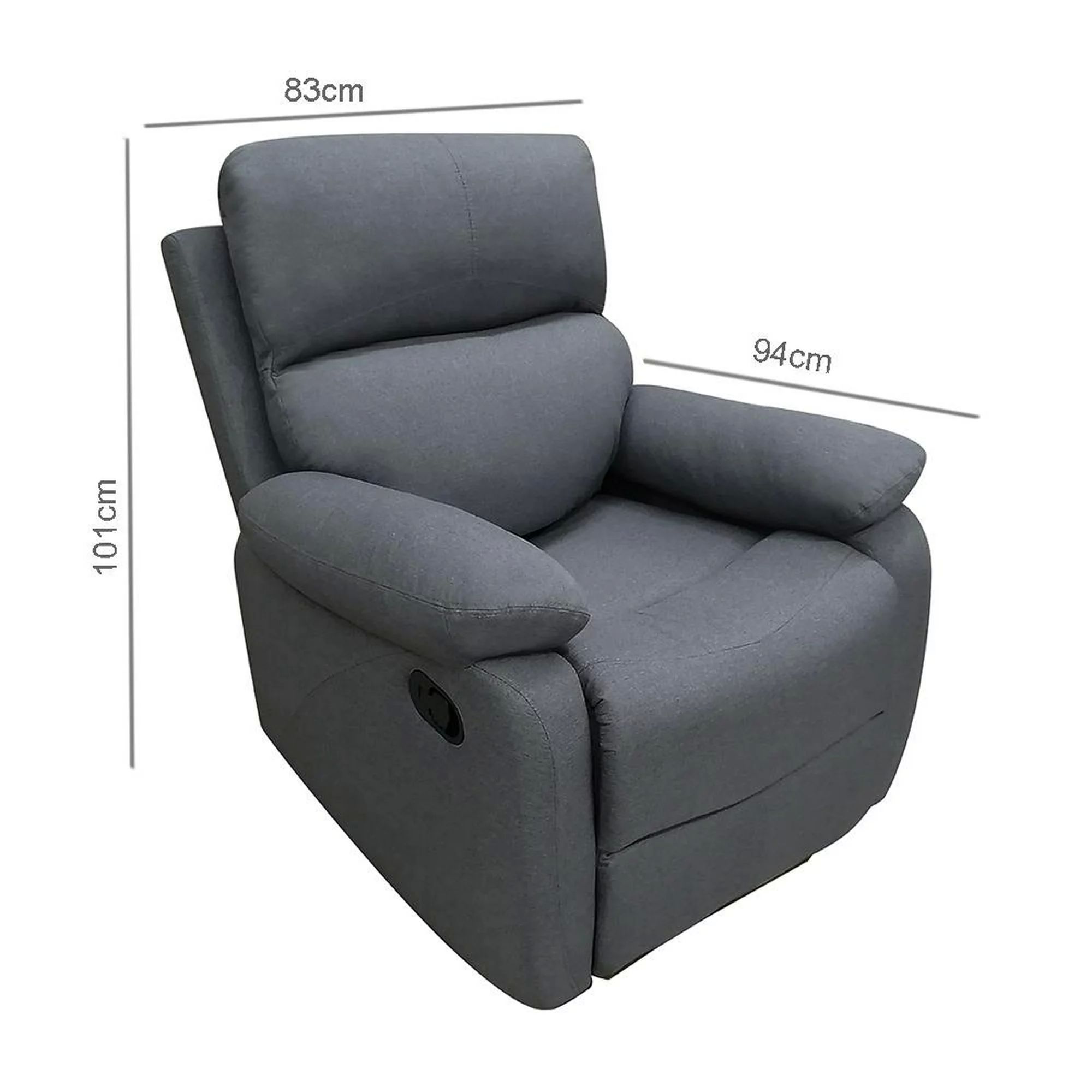 Sillon Reclinble Gris