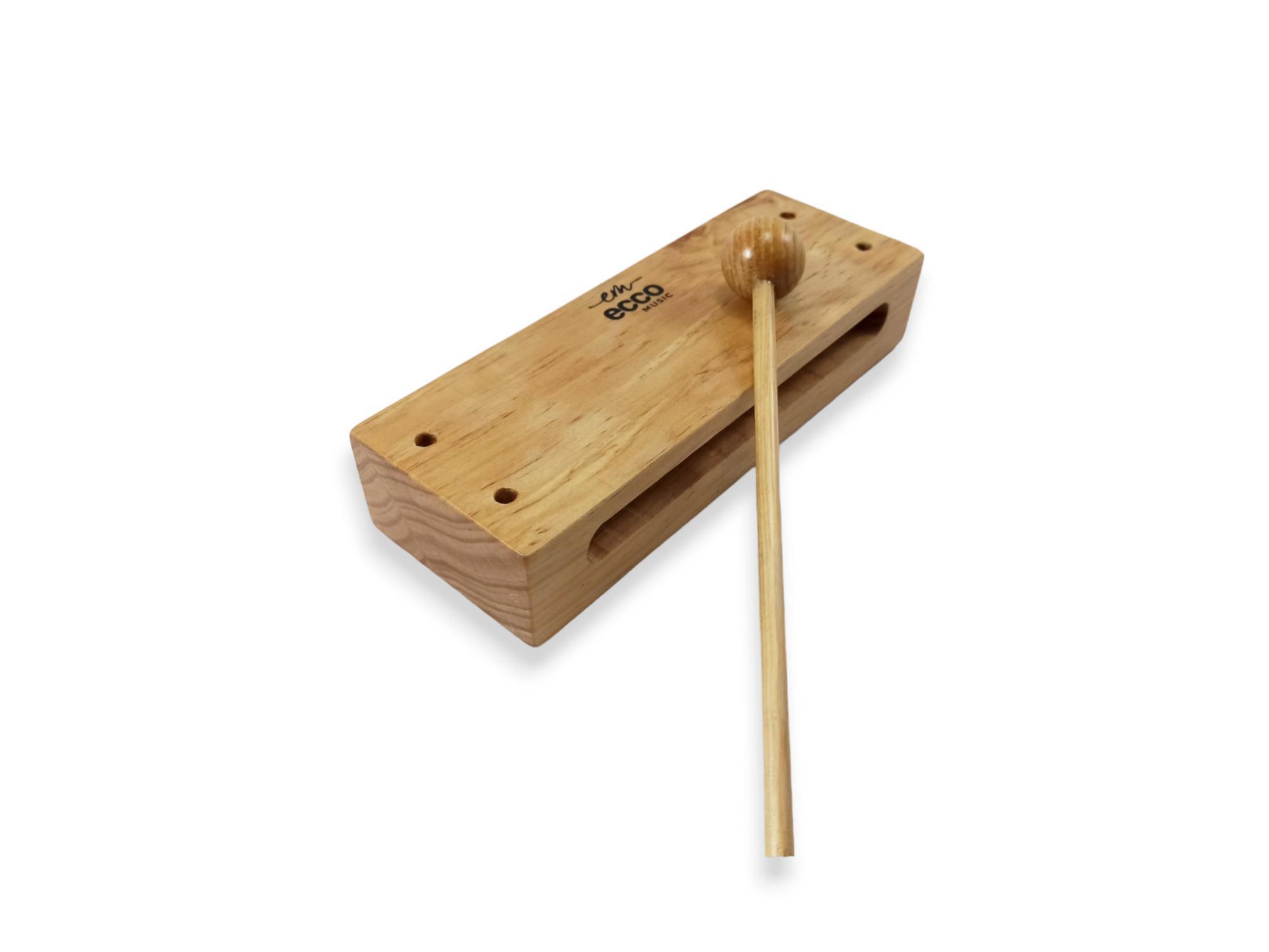 Bloque de Madera- Tono Bajo Wood Block Large