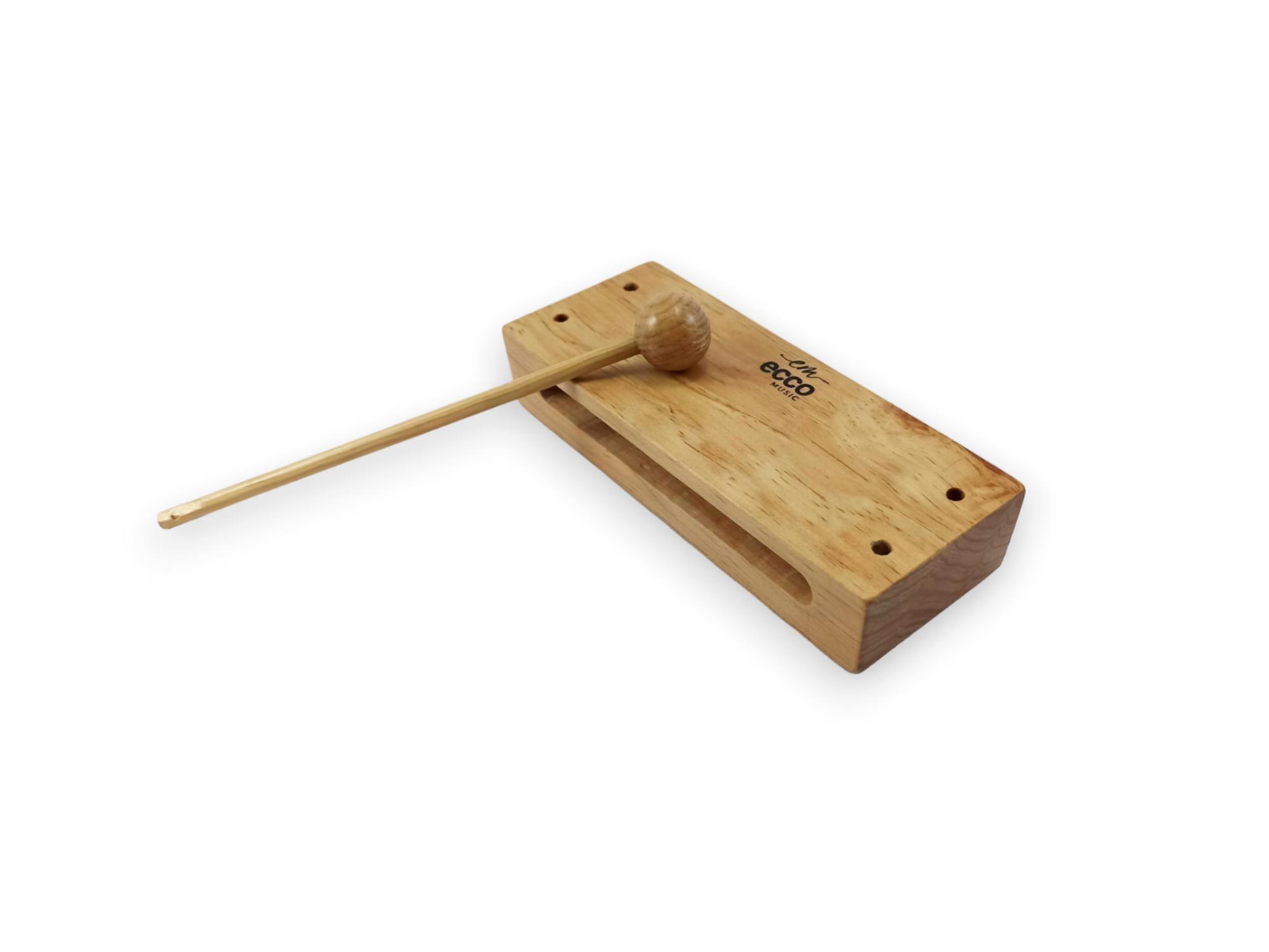 Bloque de Madera- Tono Bajo Wood Block Large