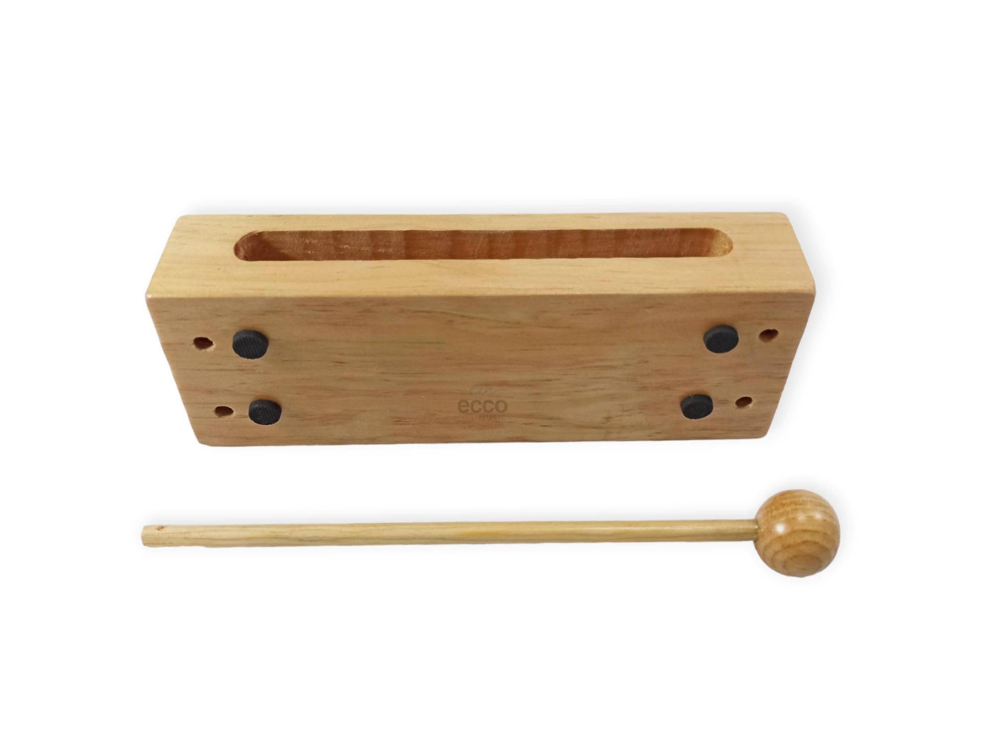 Bloque de Madera- Tono Bajo Wood Block Large