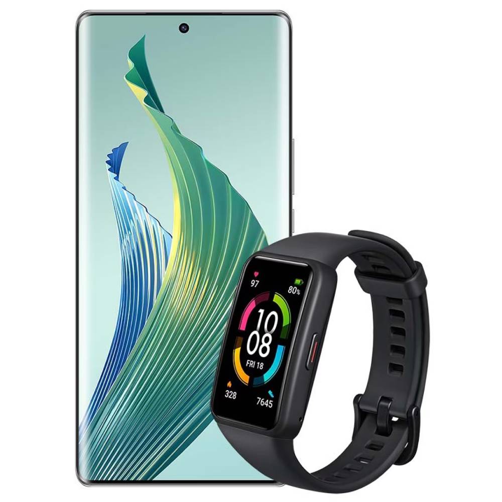 HONOR Magic 5 Lite 6/128GB Plata Telcel+ Honor Band 6