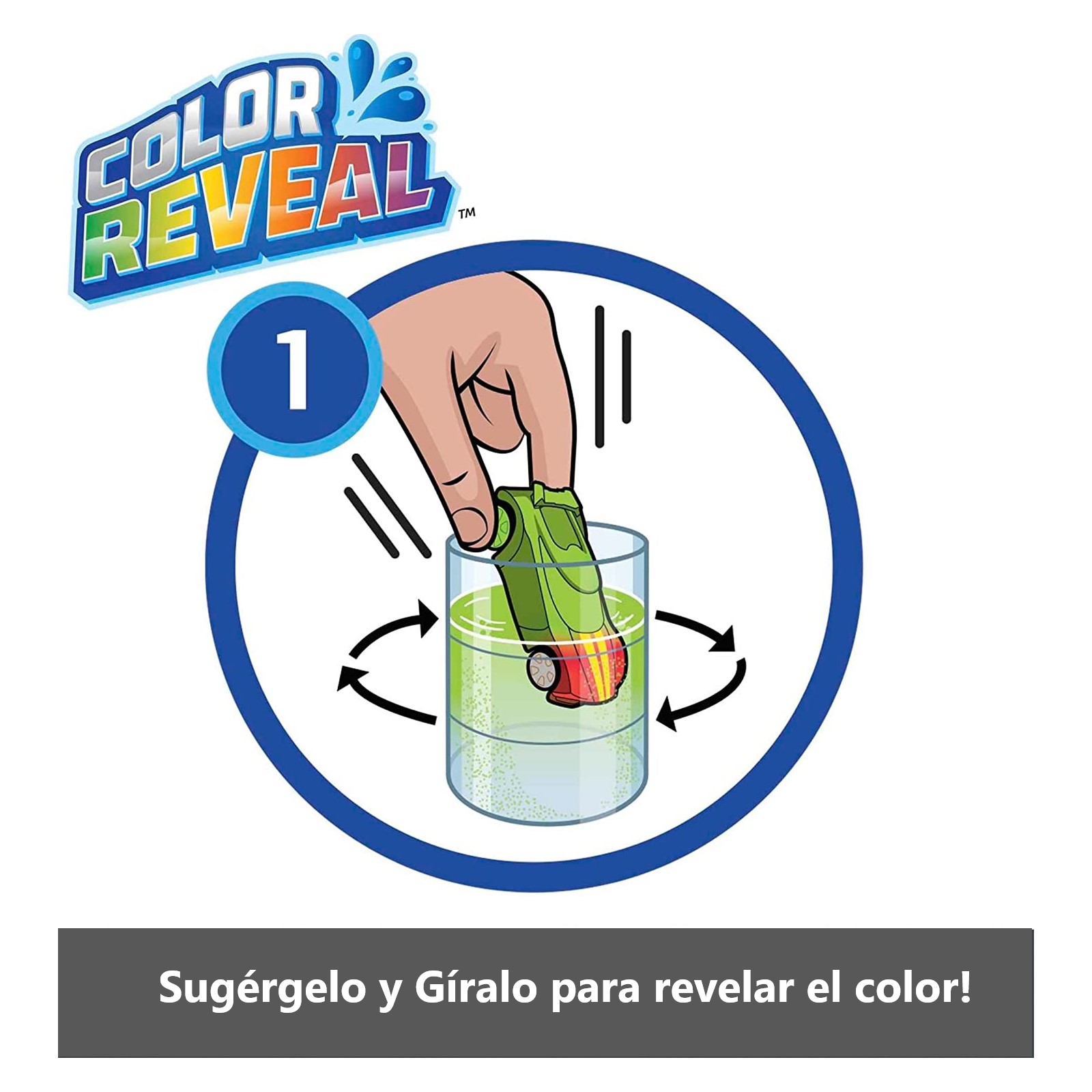 Hot Wheels Color Reveal Vehículos Cambian De Color 2 Pack