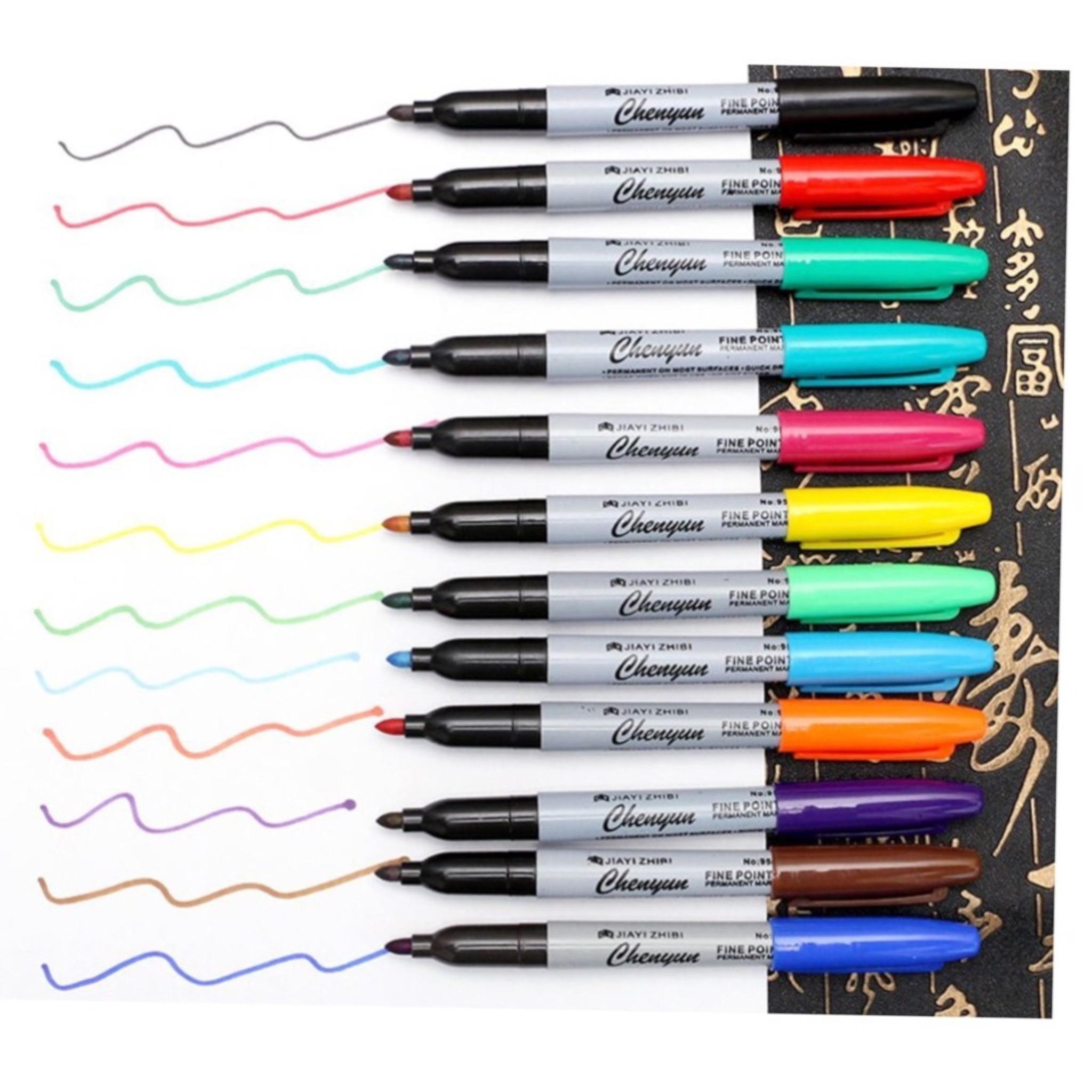 36 Plumón Marcador Permanente Calidad Escolar 