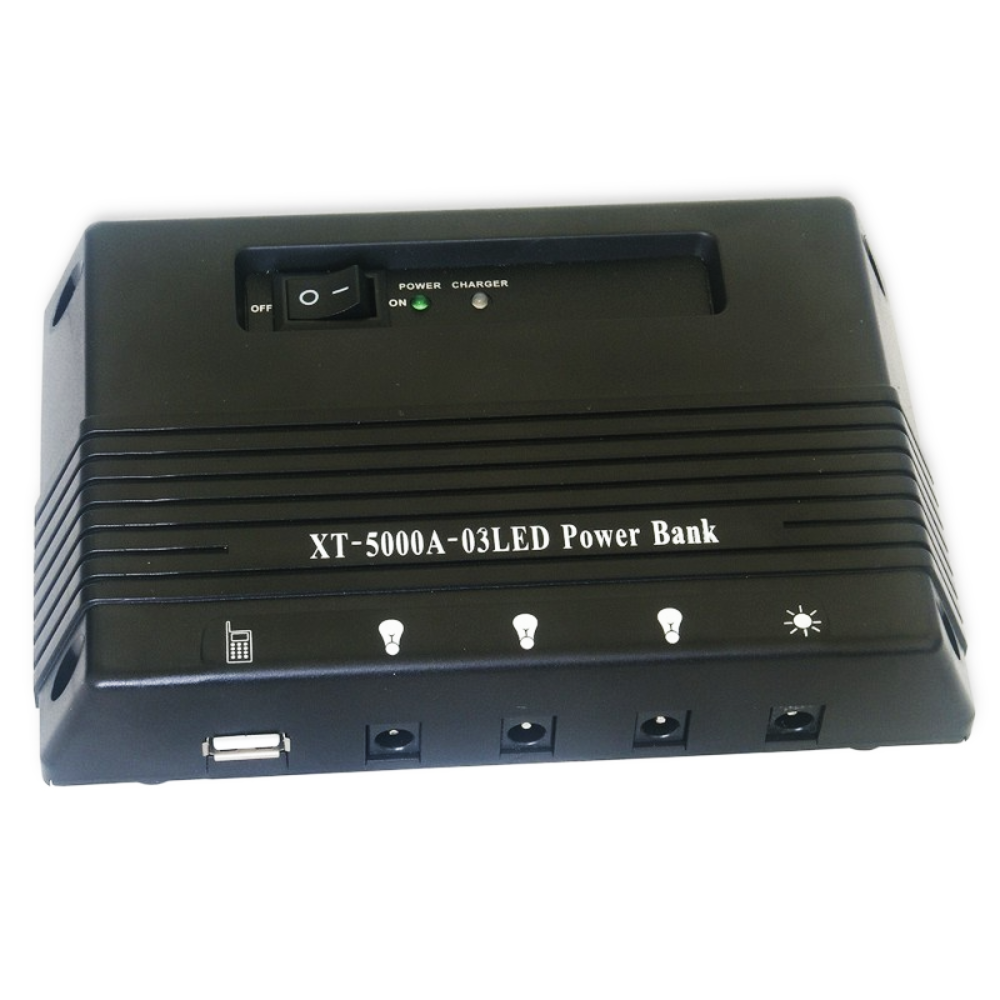 Sistema Solar Portatil para Iluminacion y Carga de Dispositivos es Ideal para Campamentos y Actividades al Aire Libre / Master / MP-KIT5W