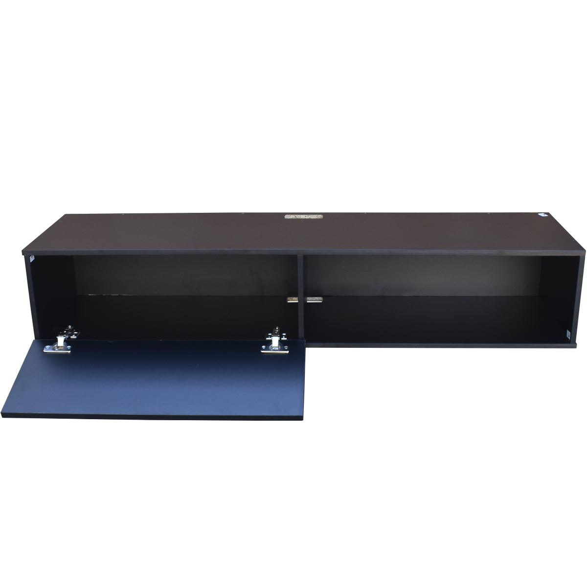 Centro De Entretenimiento para tv Flotante Hogare  color Negro