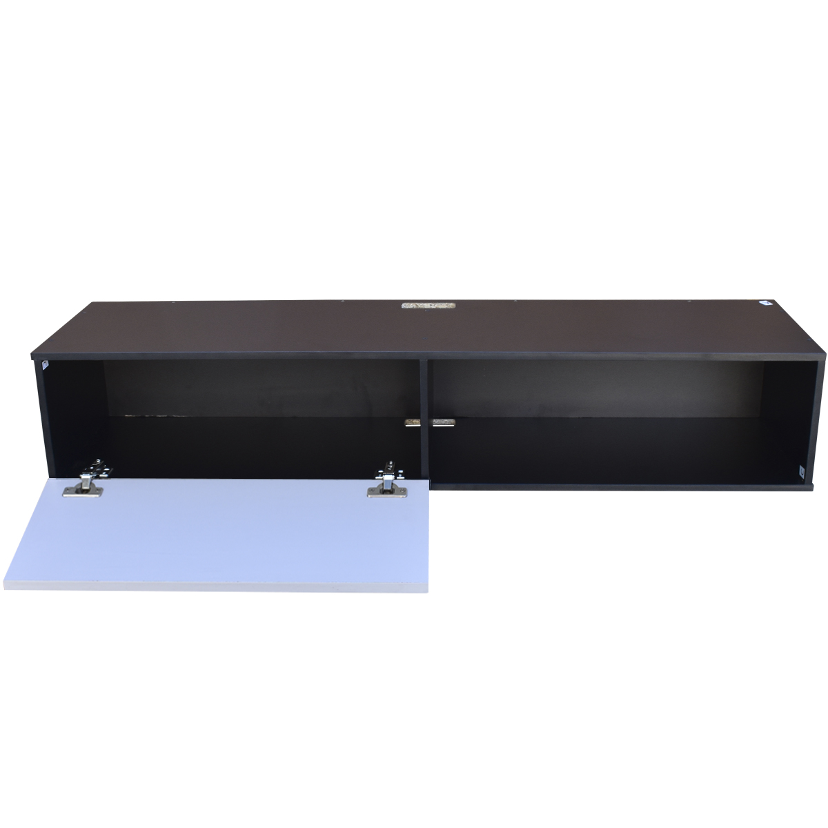 Centro De Entretenimiento para tv Flotante Hogare  color Negro Blanco