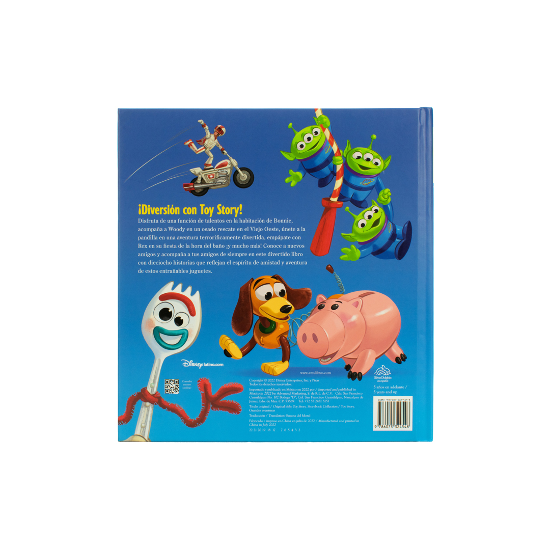 Libro Infantil Tesoros De Cuentos Disney: Toy Story