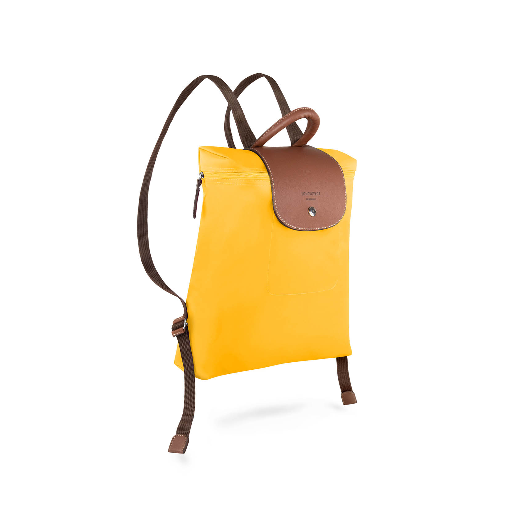 Bolso Longvoyage  Backpack Clasica Amarillo
